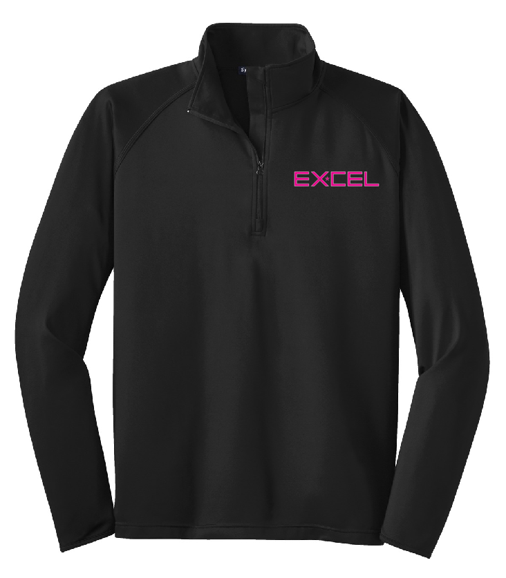 Excel - Adult 1/4 Zip - Excel Pink - ST850