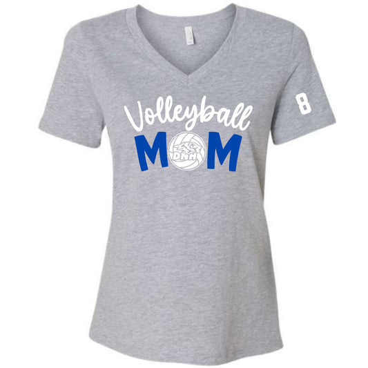 DNH Volleyball Mom VNeck T-Shirt